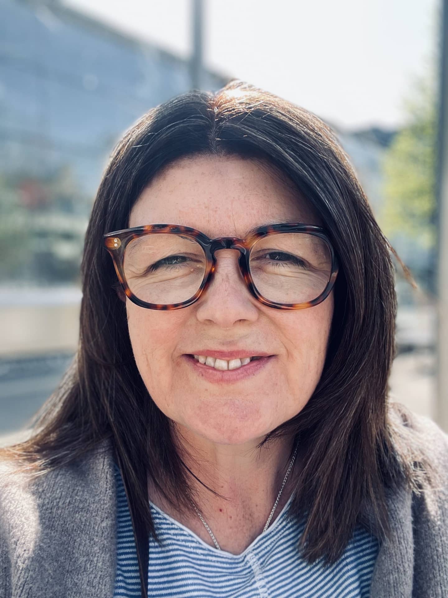 A Picture of Dr. Claire Stewart-Hall, our director and founder.